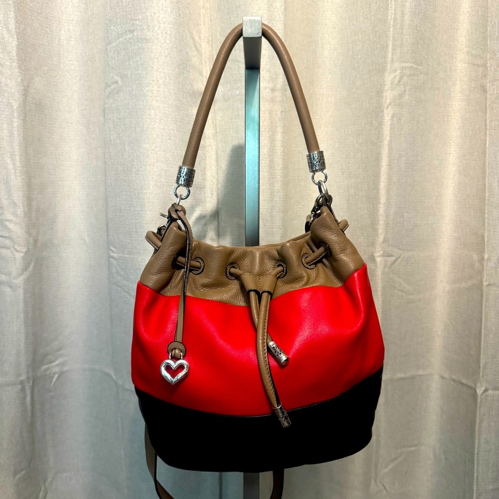 BRIGHTON “Brody” Leather Bucket Shoulder Bag
